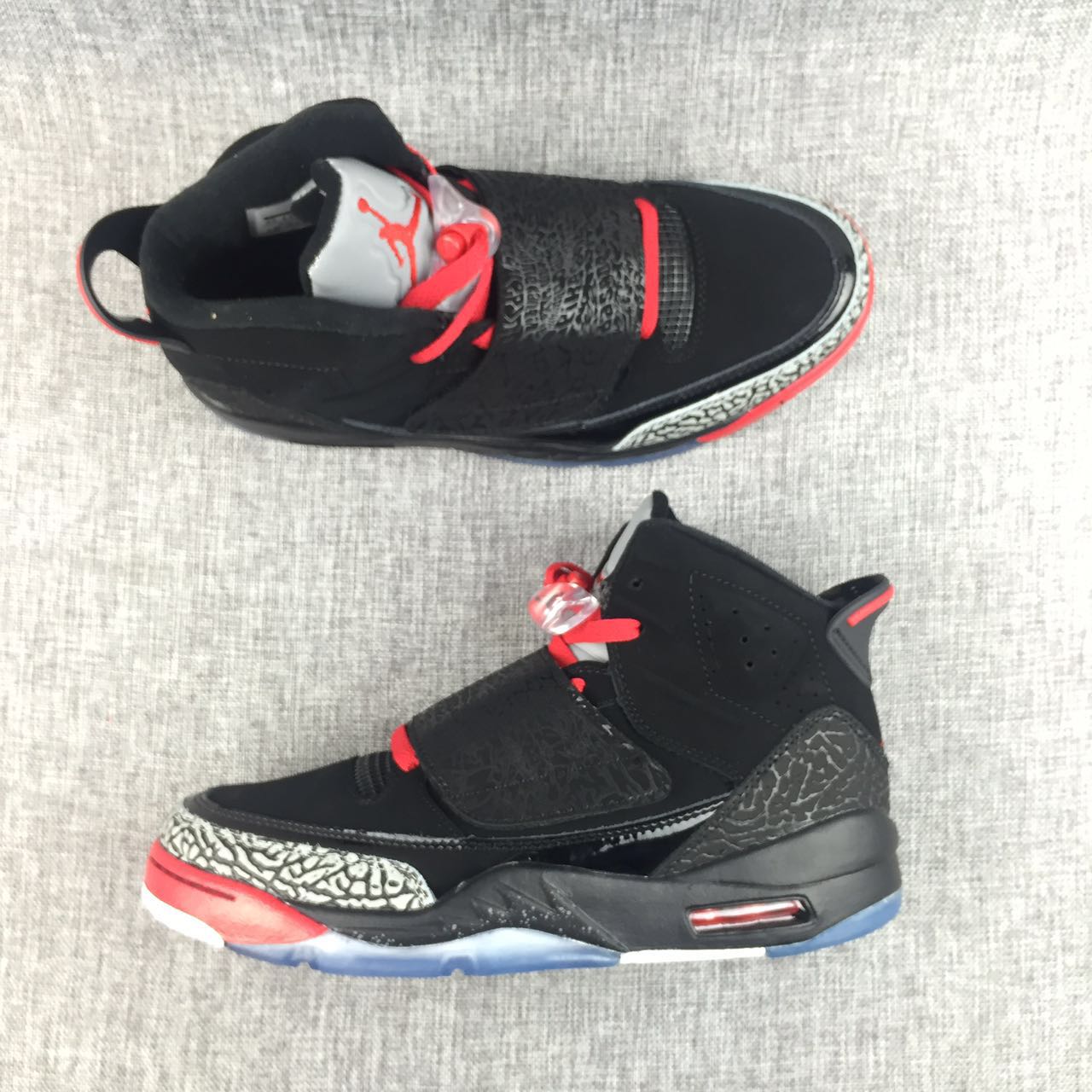 New Air Jordan 5.5 Black Red Grey Shoes - Click Image to Close